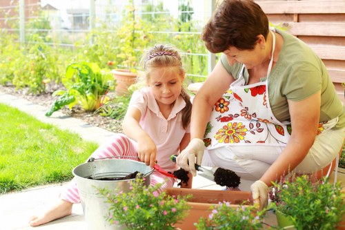 Park Royal gardeners working with planting and seasonal garden health