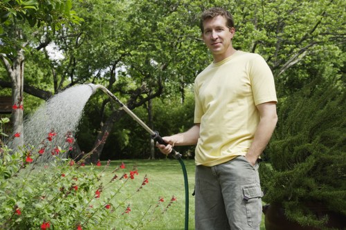 Low-carbon van used for eco-friendly garden recycling in Park Royal